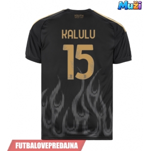 Lacne Muži Futbalové dres Juventus Pierre Kalulu #15 2026-27 Krátky Rukáv - Tretina